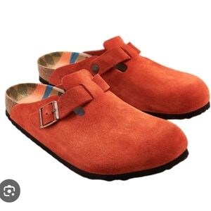 New Birkenstock Unisex Boston Buckle Strap Mules Size 43/ W10/ M9